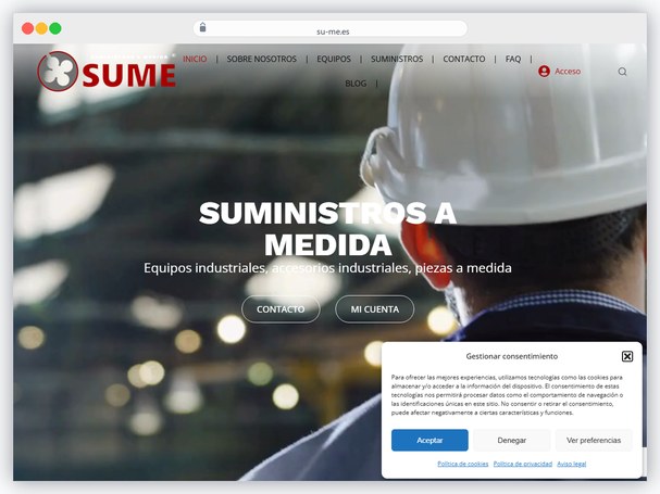 SUME · Suministros a medida
